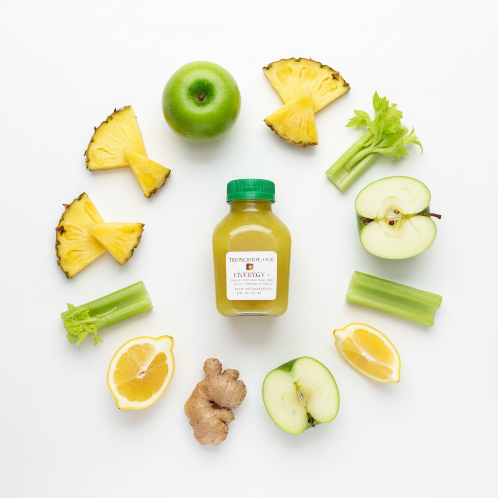 Energy+ Ingredients Flat Lay
