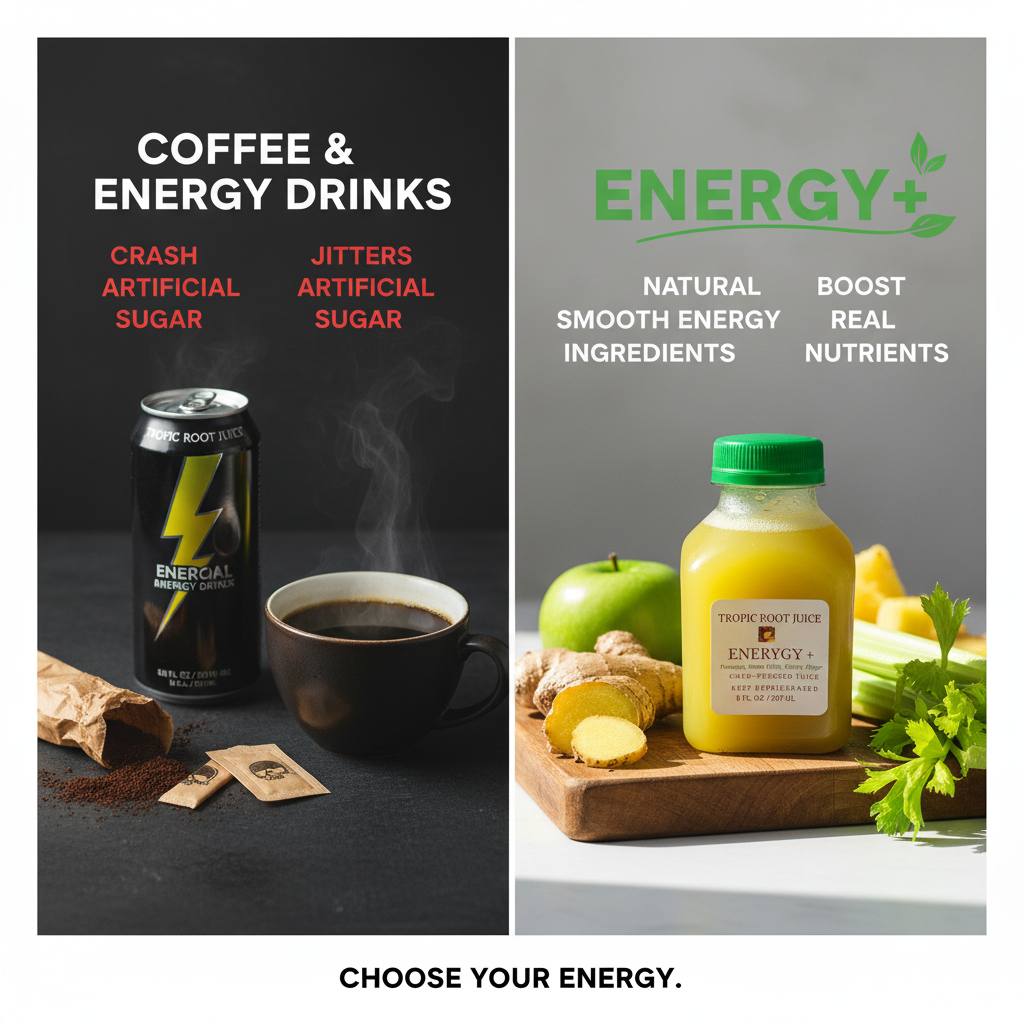 Energy+ vs Coffee