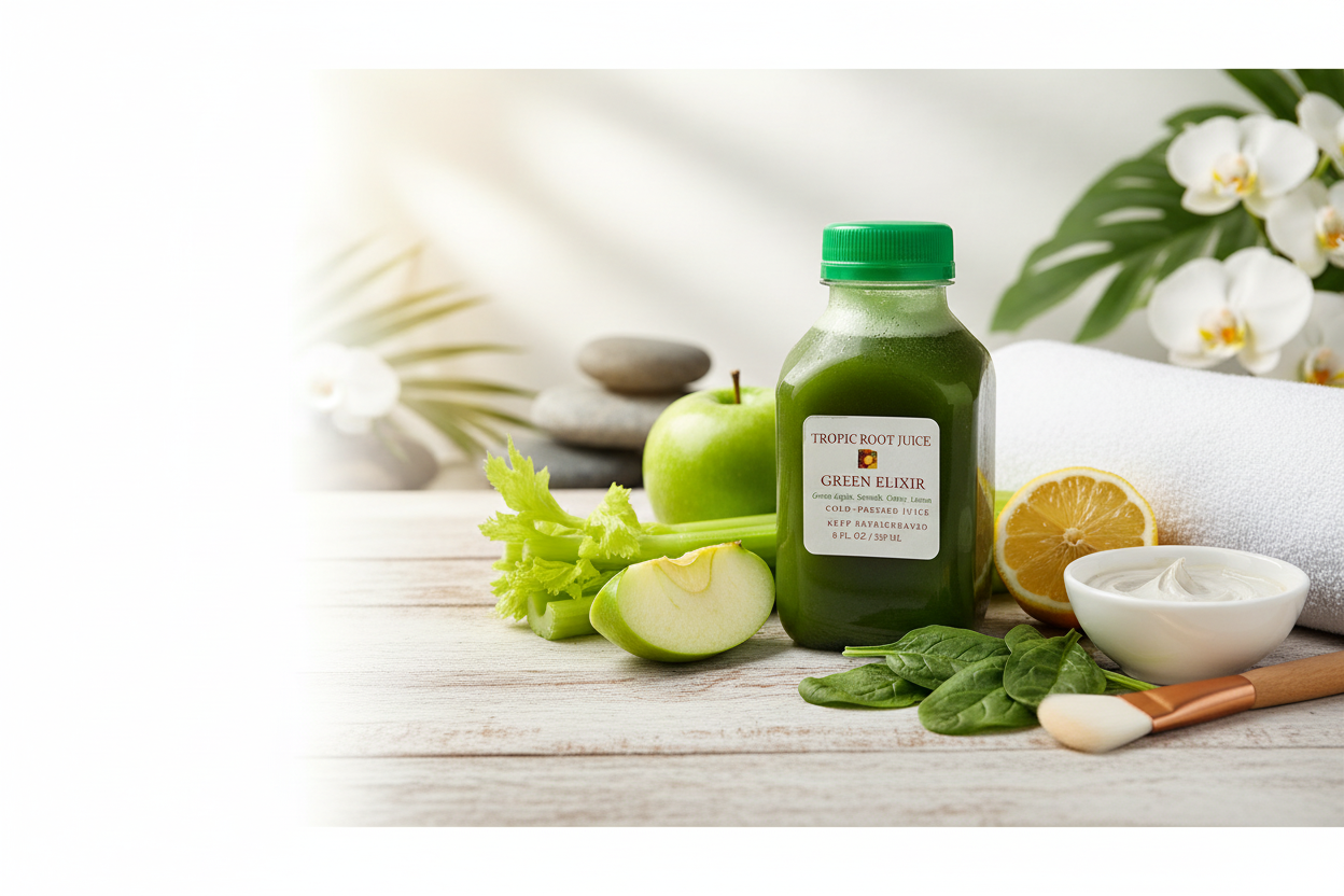 Green Elixir Lifestyle with Spinach