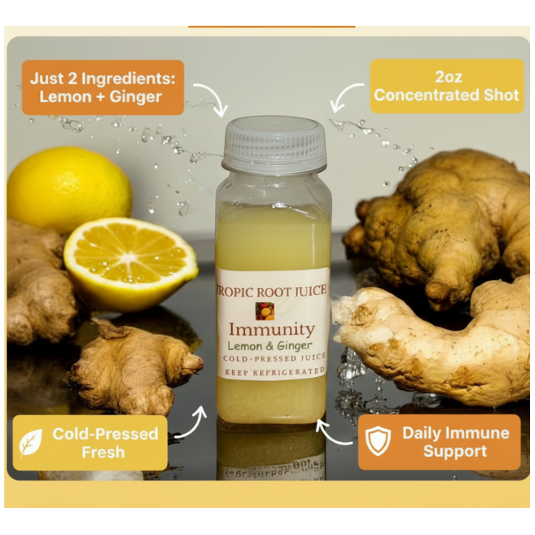 Immunity Shot Wellness Infographic